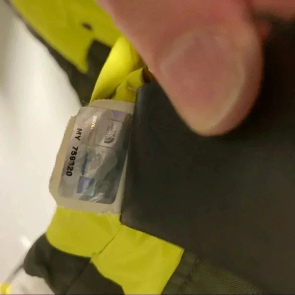 The North Face HyVent army green down  puffer parka hooded jacket - Picture 4 of 16